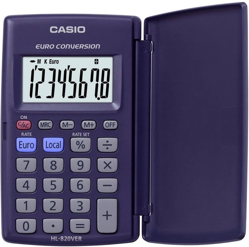 [HL-820VERA-WA-E] CALCULADORA CASIO BOLSILLO HL-820-VER PORTABLE
