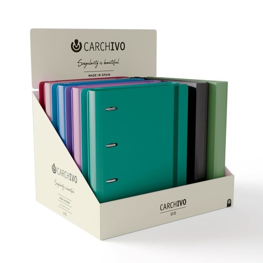 [12408700] EXPOSITOR 10 CARPEBLOC 360º PP POLYFOAM 100H CUADRO 5MM SUR