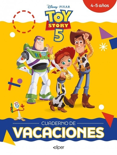 [978-84-19487-69-8] Toy Story 5. Cuaderno de vacaciones (4-5 años) (Disney. Cuaderno de vacaciones)