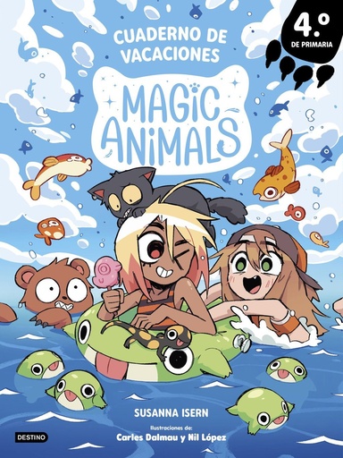 [978-84-08-31898-9] Magic Animals. Cuaderno de vacaciones. 4º de Primaria