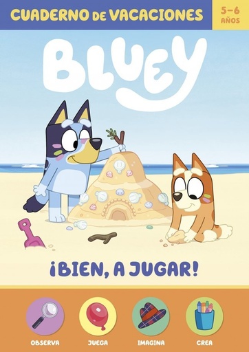 [978-84-488-7367-7] Bluey. Cuaderno de vacaciones - ¡Bien, a jugar! (5-6 años)