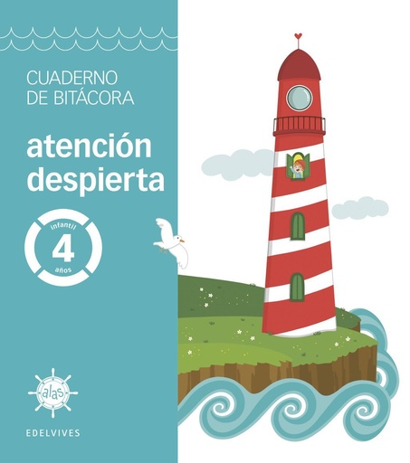 [978-84-140-5620-2] Proyecto Alas - Atención despierta - 4 años. Cuaderno de bitácora