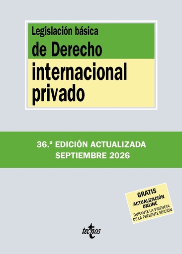 [978-84-309-9439-7] Legislación básica de Derecho Internacional privado