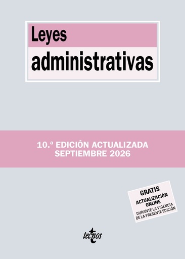 [978-84-309-9451-9] Leyes administrativas
