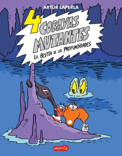 [978-84-18279-61-4] 4 cobayas mutantes La bestia de las profundidades