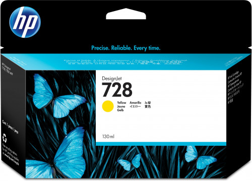[F9J65A] Hp 728 cartucho de tinta HP728 amarillo (F9J65A)