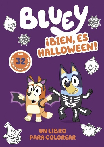 [978-84-488-7477-3] Bluey. Actividades - ¡Bien, es Halloween! Un libro para colorear terroríficamente divertido