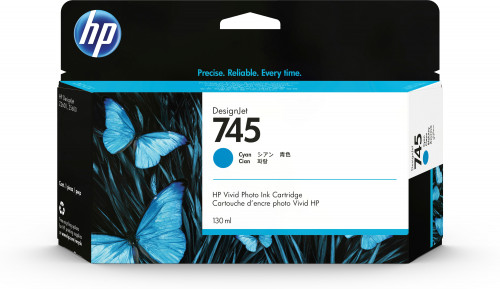 [F9J97A] Hp 745 cartucho de tinta HP745 cian (F9J97A)