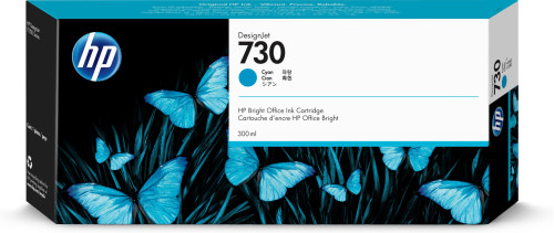 [P2V68A] HP cartucho de tinta designjet 730 cian de 300 ml