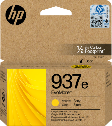[4S6W8NE] HP cartucho de tinta original evomore 937E amarilla