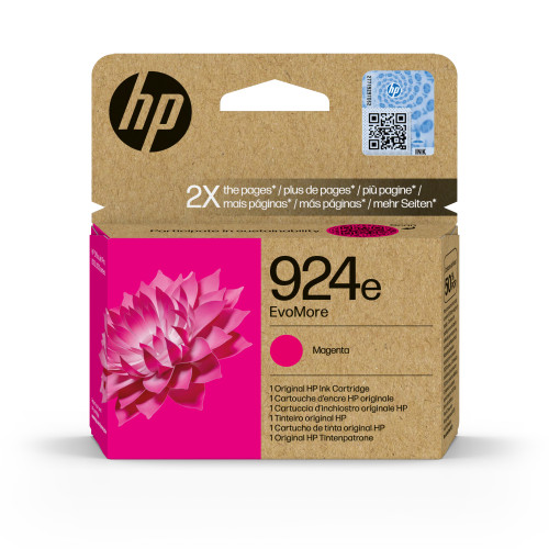 [4K0U8NE] HP cartucho de tinta original evomore 924E magenta
