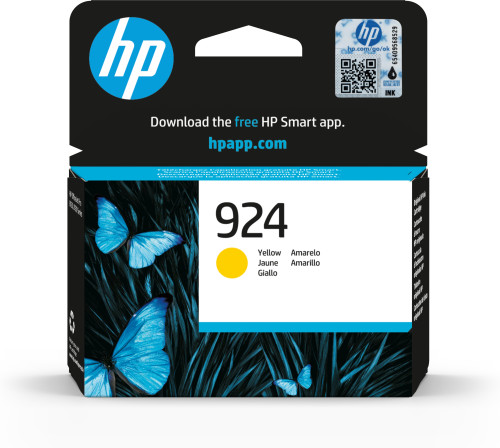 [4K0U5NE] HP cartucho de tinta original 924 amarillo