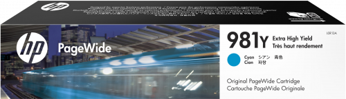 [L0R13A] Hp cartucho original pagewide 981Y cian de alto rendimiento