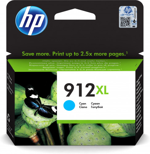 [3YL81AE] Hp cartucho tinta 912XL cian oj 8022 (3YL81AE)