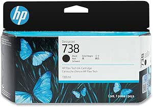 [498N4A] Hp designjet 738 cartucho negro 130ML