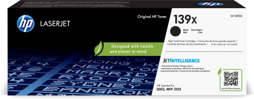 [W1390X] HP laserjet cartucho de tóner original 139X negro de alta capacidad