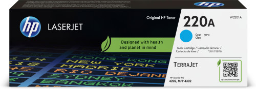 [W2201A] HP cartucho de tóner original laserjet 220A cian