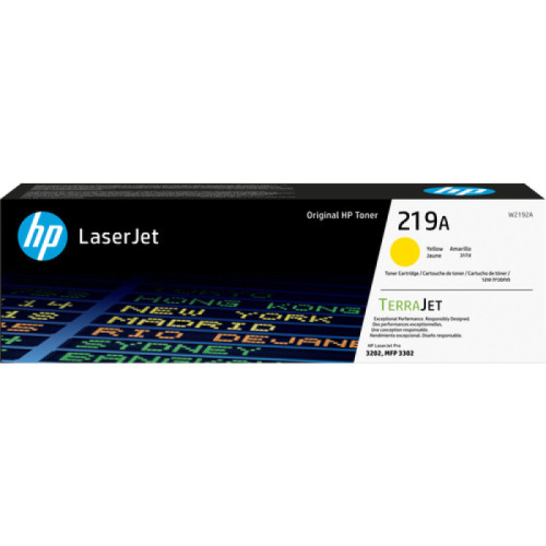 [W2192A] HP toner 219A amarillo