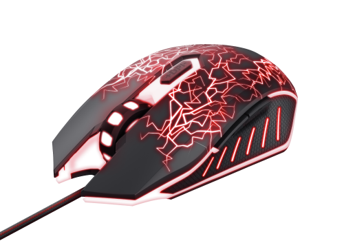 [24618] TRUST gxt 105X izza ratón ambidextro usb tipo a óptico 4000 dpi