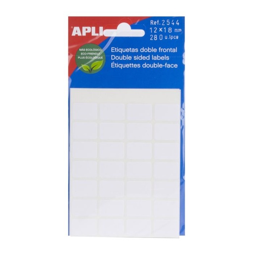 [2544] Etiqueta adhesiva APLI sobre 12X18 2544