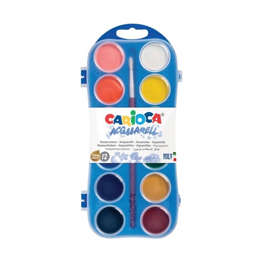[42404] Acuarela carioca 30MM 12 colores + pincel