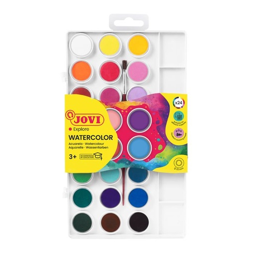 [800/24] Acuarela jovi 800/24 24 colores + pincel