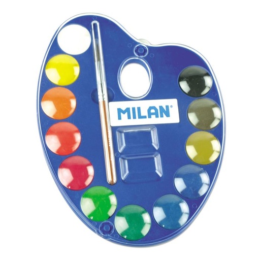 [53412] Acuarela milan 12 colores + pincel