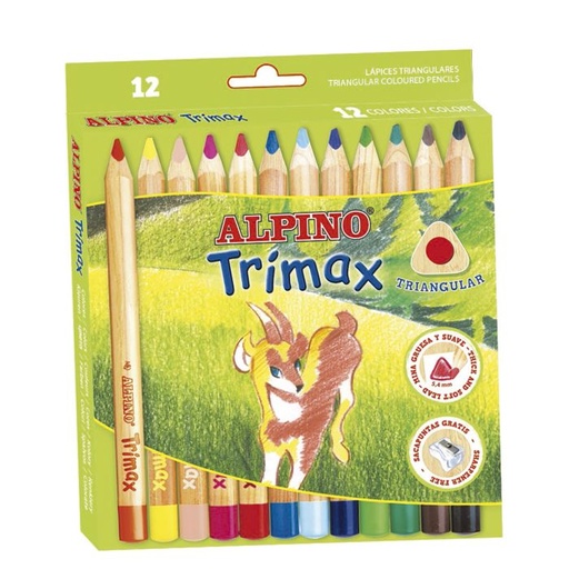 [AL000113] Lapiz color ALPINO trimax 12 colores