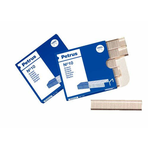 [55706] Grapas PETRUS 4 mm 10 hojas 10 1000 unidades
