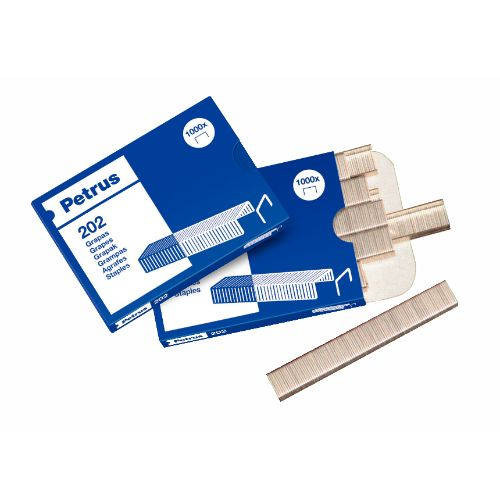 [55700] Grapas PETRUS 4 mm 10 hojas 202 1000 unidades