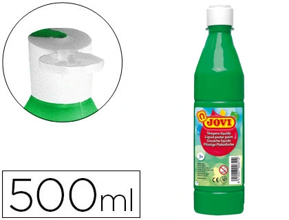 [50617] Pintura tempera JOVI 500 ml ml verde medio