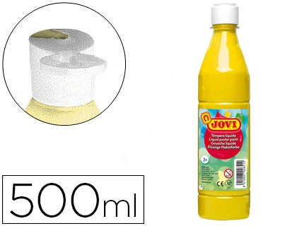 [50602] Pintura tempera JOVI 500 ml ml amarillo