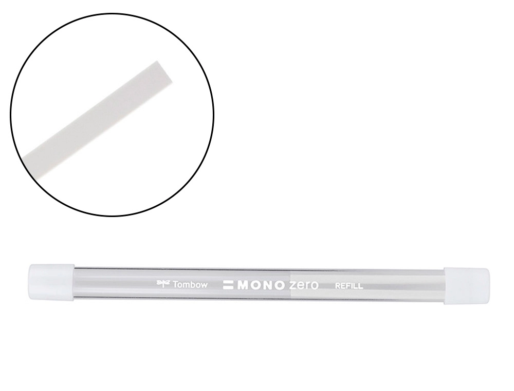 Goma de borrar TOMBOW rectangular blanco 2,5 mm x 5 mm