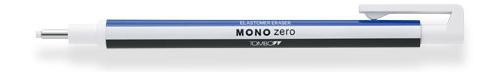 Borrador de precisión punta redonda 2,3 mm. cuerpo blanco/azul/negro TOMBOW eh-kur