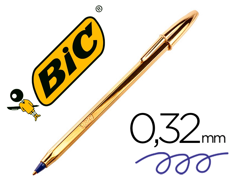 [921340] Boligrafo BIC shine 1 mm azul