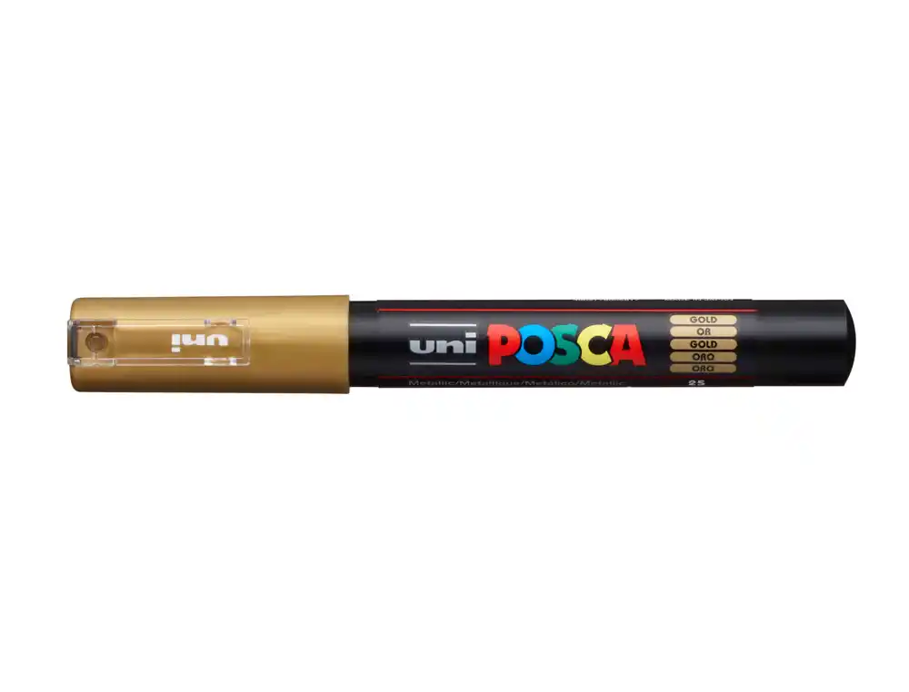 [285106000] Rotulador uni POSCA 0,7 mm pc-1M oro