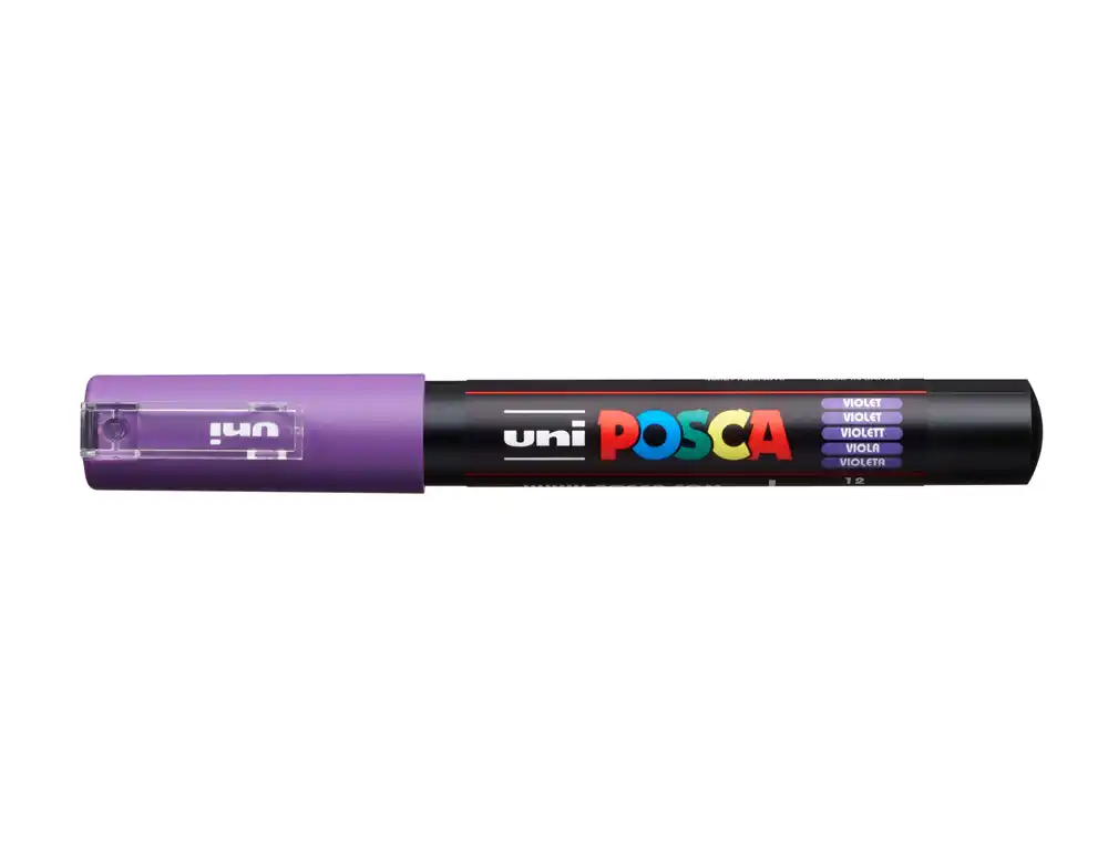 [285056000] Rotulador uni POSCA 0,7 mm pc-1M violeta
