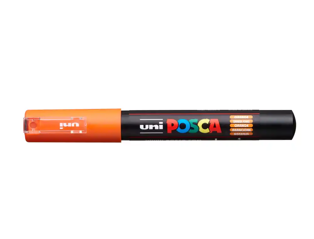 [285015000] Rotulador uni POSCA 0,7 mm pc-1M naranja