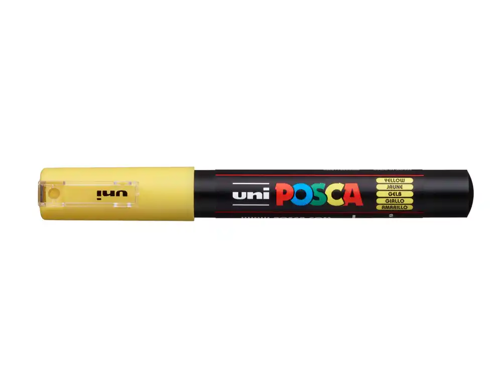 [285007000] Rotulador uni POSCA 0,7 mm pc-1M amarillo