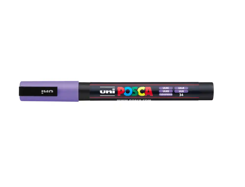[284778000] Rotulador uni POSCA 0,9 - 1,3 mm pc-3M lila