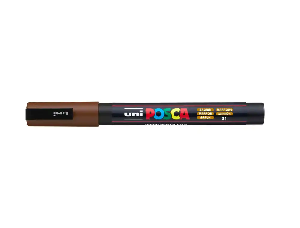 [284695000] Rotulador uni POSCA 0,9 - 1,3 mm pc-3M marron