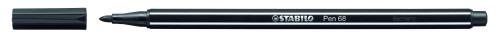 [68/46] Rotulador punta fibra media 1MM. pen 68 negro STABILO 68/46