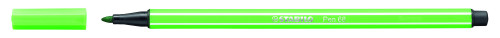 [68/43] Rotulador punta fibra media 1MM. pen 68 verde hoja STABILO 68/43