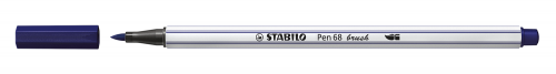 [568/22] Rotulador punta fibra pincel pen 68 brush azul prusia STABILO 568/22