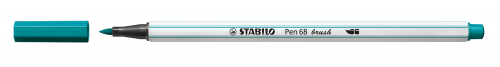 [568/51] Rotulador punta fibra pincel pen 68 brush turquesa STABILO 568/51