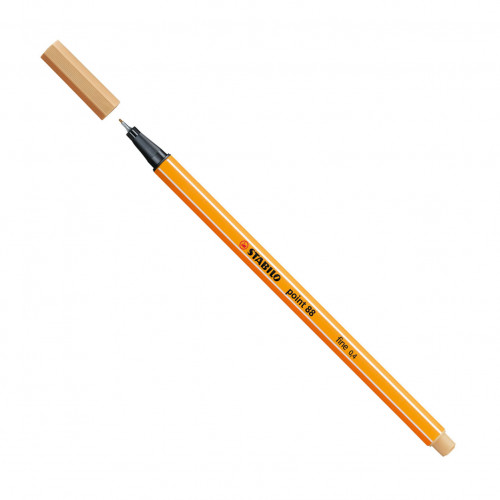 [88/88] Rotulador punta fina point 88 0.4MM ocre claro STABILO 88/88