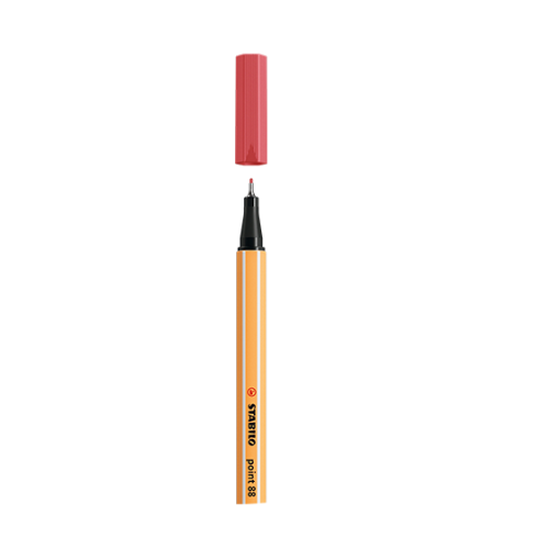 [88/47] Rotulador punta fina point 88 0.4MM rojo óxido STABILO 88/47