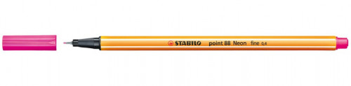 [88/056] Rotulador punta fina point 88 0.4MM rosa neon STABILO 88/056