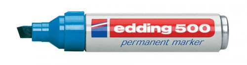 [500-03] Marcador permanente punta biselada 2-7MM 500 azul EDDING 500-03