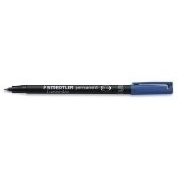 [313-3] Marcador lumocolor permanente punta superfina 0,4MM. azul STAEDTLER 313-3